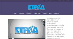 Desktop Screenshot of etpaacademy.com.au